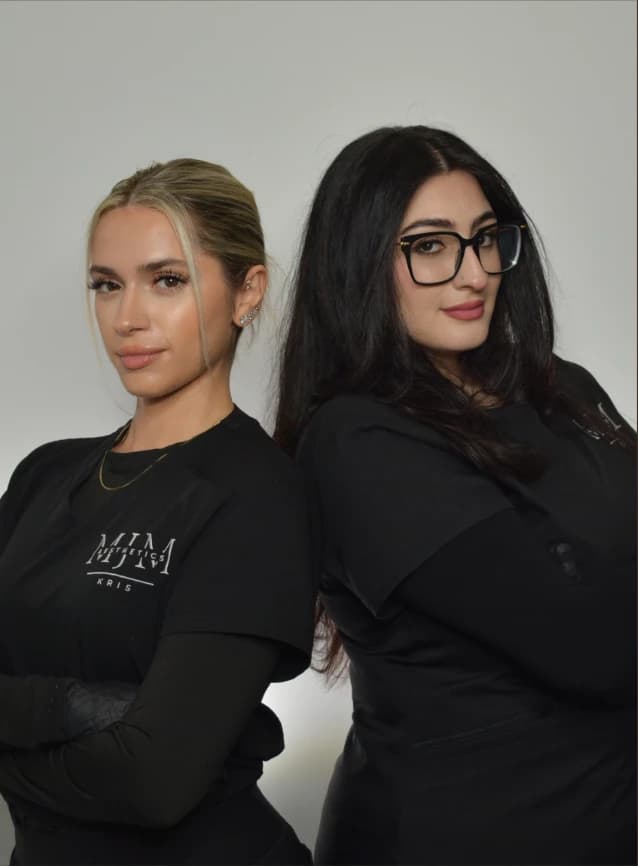 Kris and Dea, licensed estheticians at MJM Aesthetics